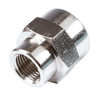 Sleeve reducer nickel plated brass female BSPP(G) and metric